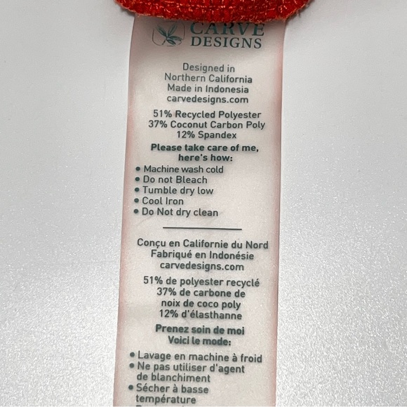 Carve Designs Vibrant Orange Athletic Shorts-Size S - Picture 6 of 8